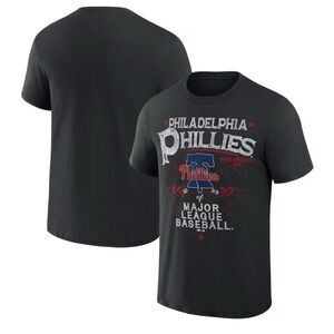 MLB Philadelphia Phillies Black Short Sleeve Tee